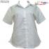 เสื้อนักศึกษาไซส์ใหญ่ สีขาว ผ้าคอมพ์เนื้อหนาเบา เอวเว้าทรงสวย